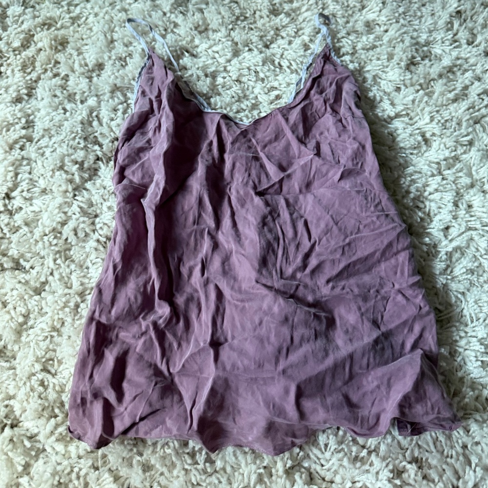 Lightweight camisole Silky Mauve Victoria’s Secret super cute Lace-Trim Women's
